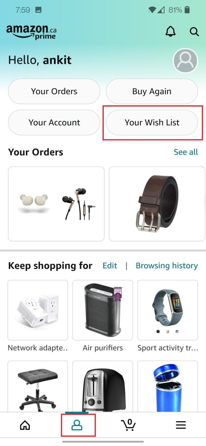 How to find someone's Amazon wishlist Android Authority