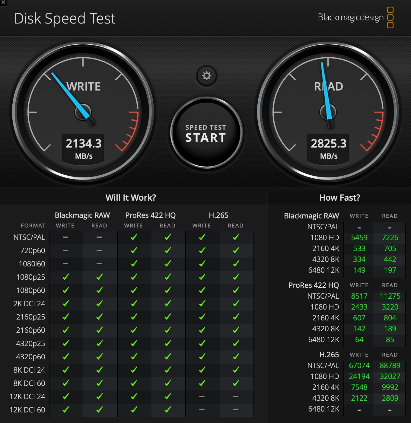 apple macbook air m2 disk speed test