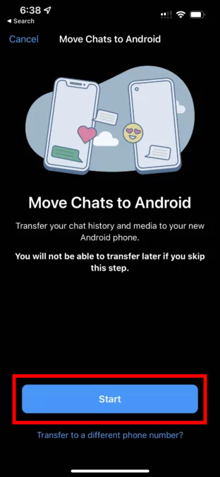 iPhone move chat setting replacement (2)