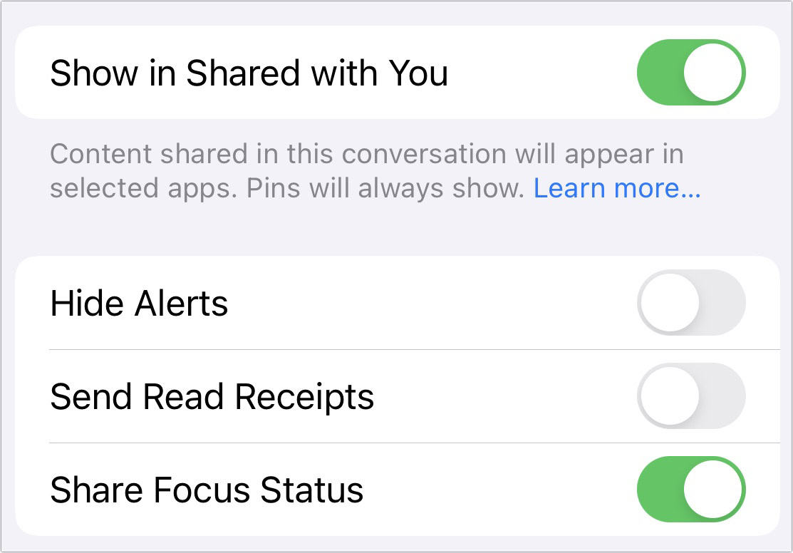 ios will send read receipts individually