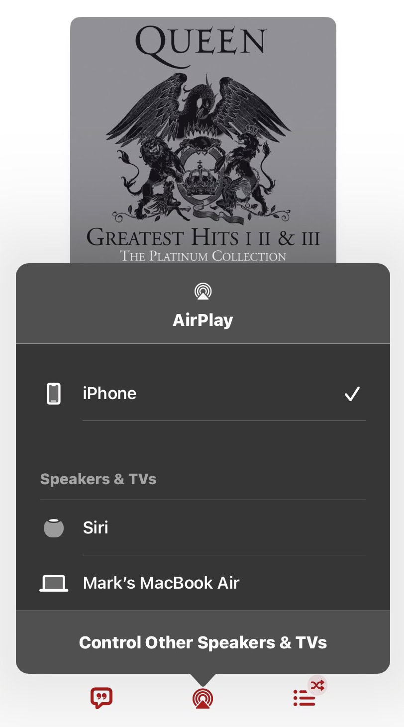 iphone airplay speaker not working