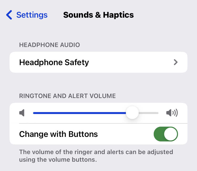 iphone sounds haptics speaker not working