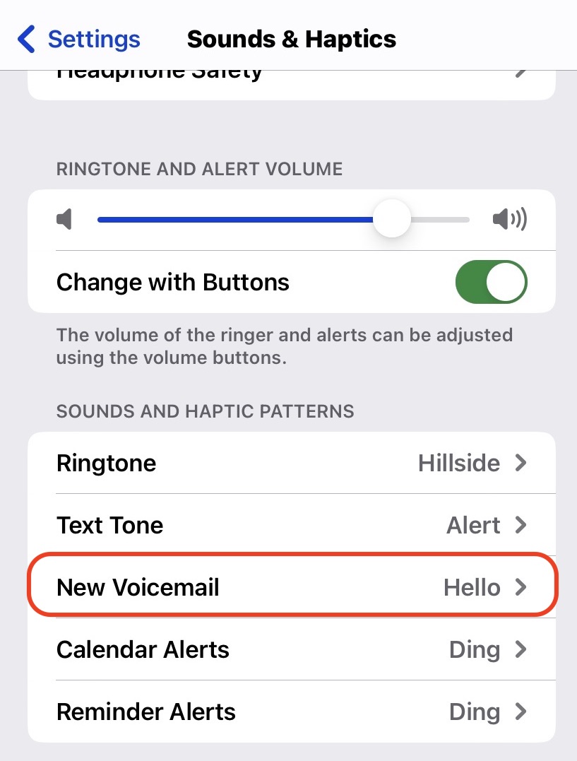 iphone voicemail notification settings