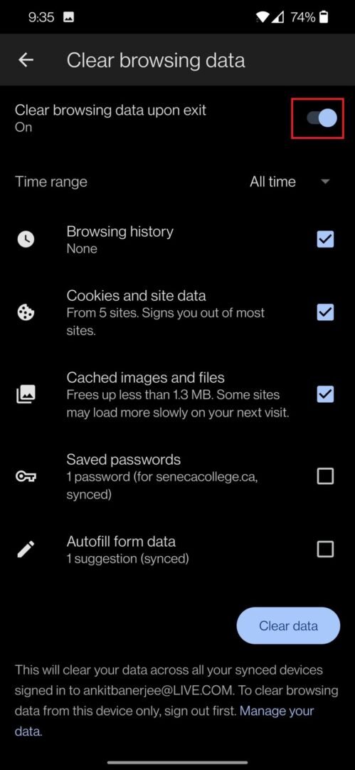 How to clear the cache in Microsoft Edge - Android Authority