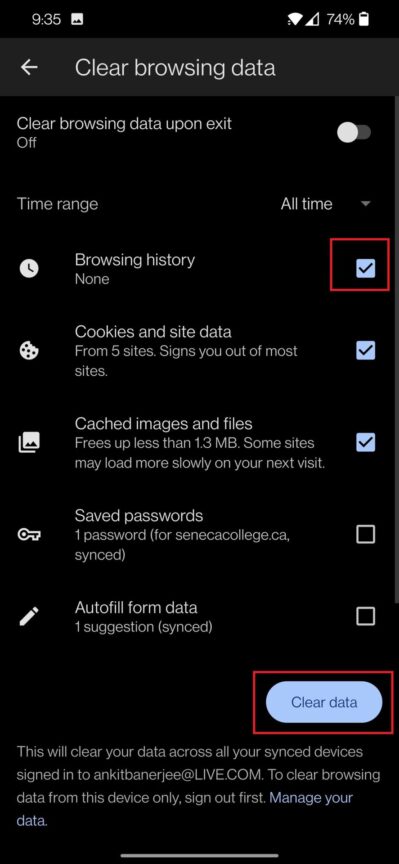 How to clear the cache in Microsoft Edge - Android Authority