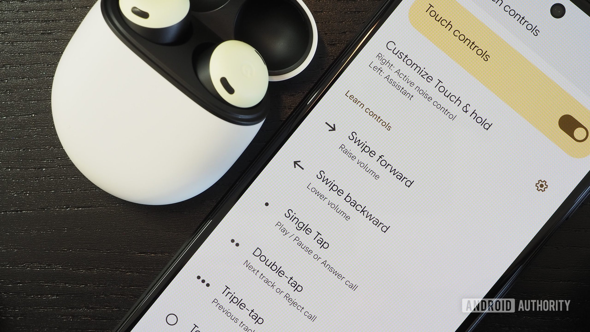 pixel buds pro settings touch controls