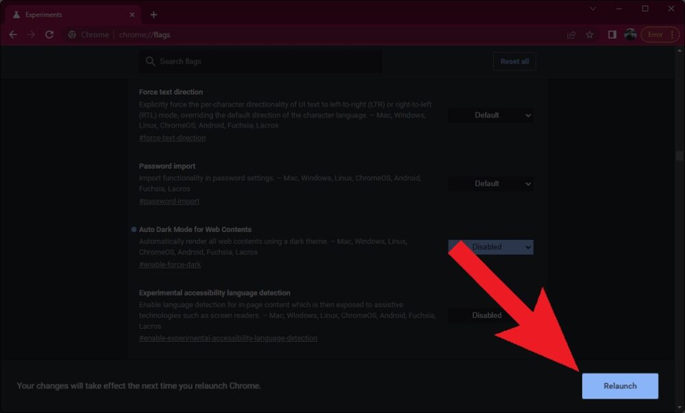 TURN OFF GOOGLE CHROME DARK MODE ANDROID visual data 7
