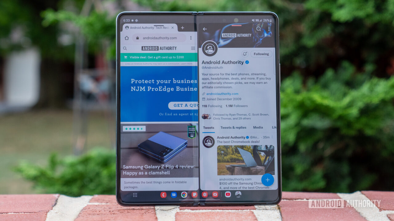 Trust me, a foldable phone is not a tablet replacement Android Authority