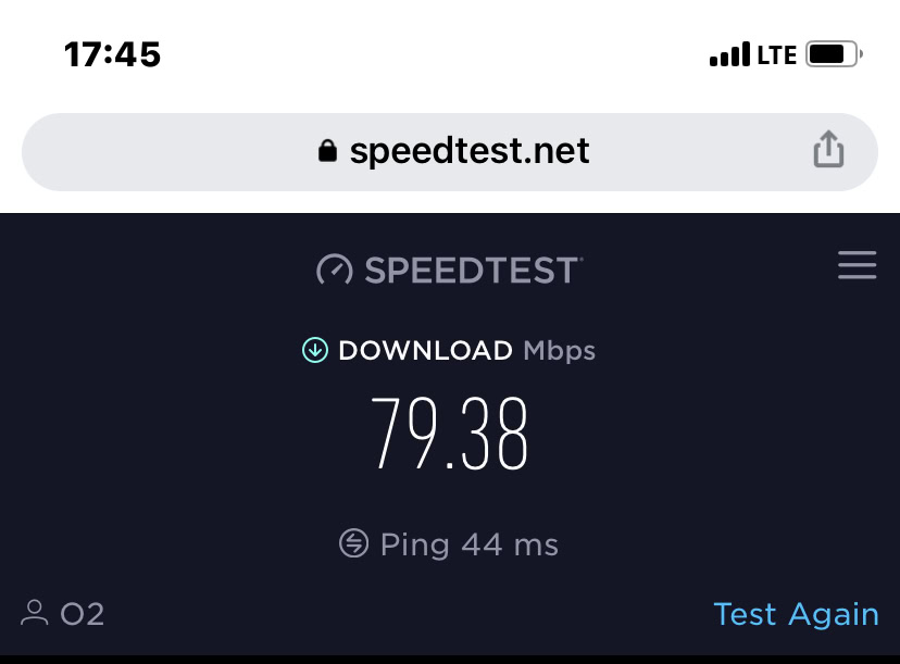 speed test