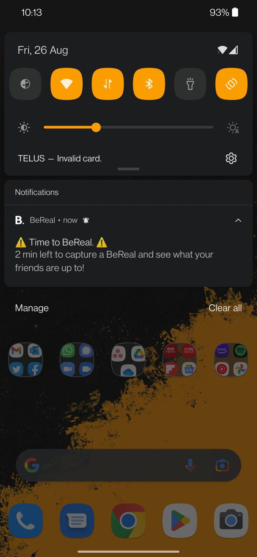 take a bereal daily notification