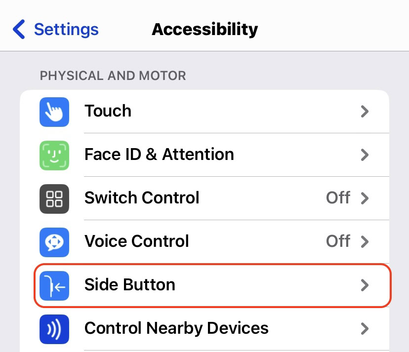 turn off voice control 1