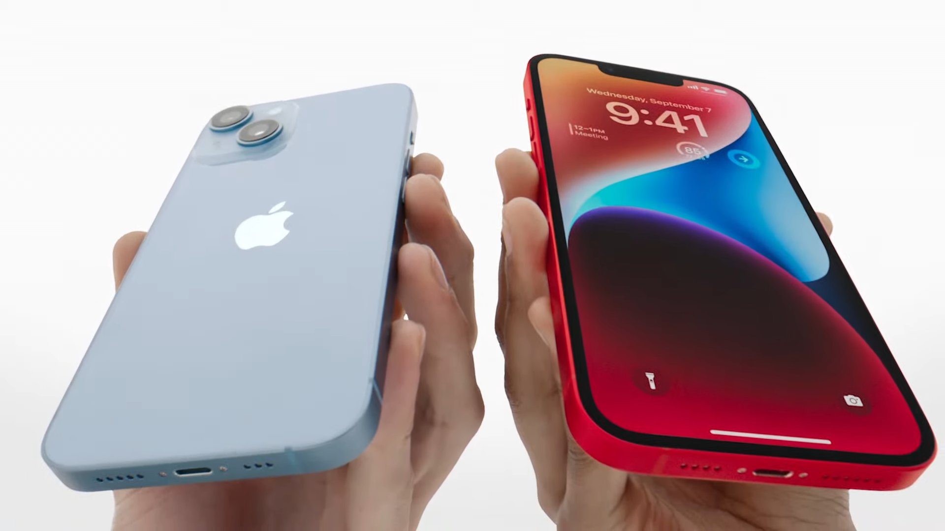 Apple Event 2022 iphone 14 couleurs