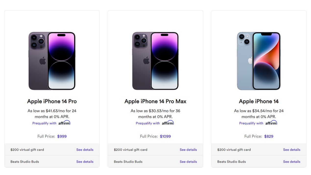 Apple iPhone 14 Visible Deals