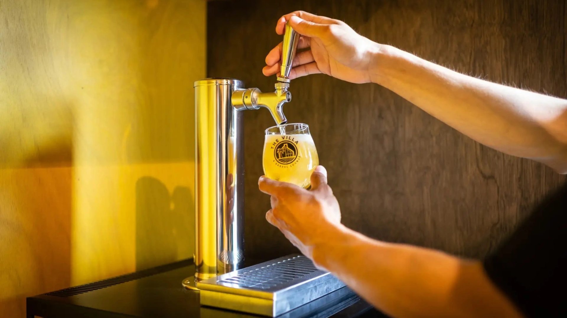 Beer tap in room japan hotel