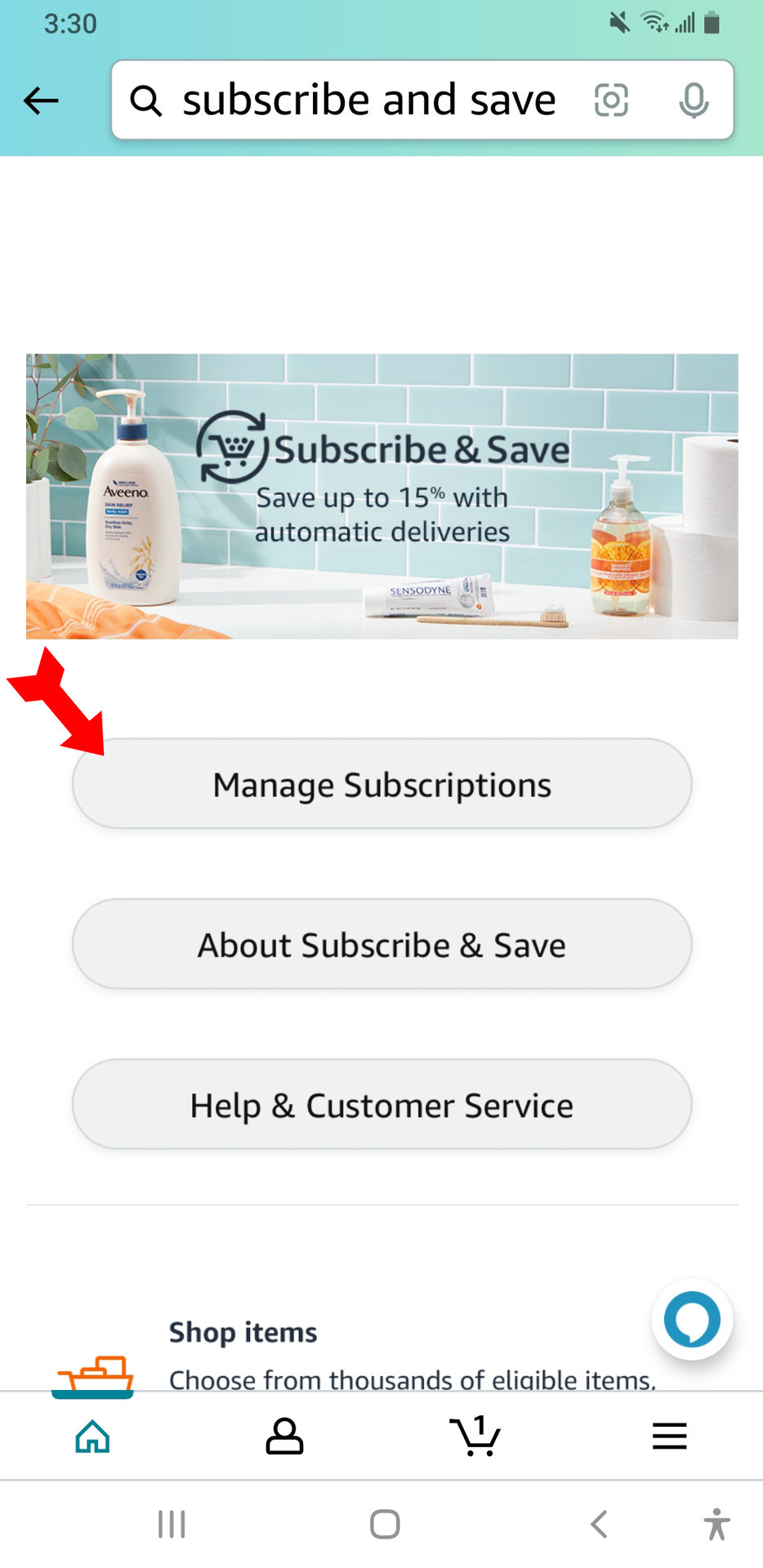 App Manage Subscriptions