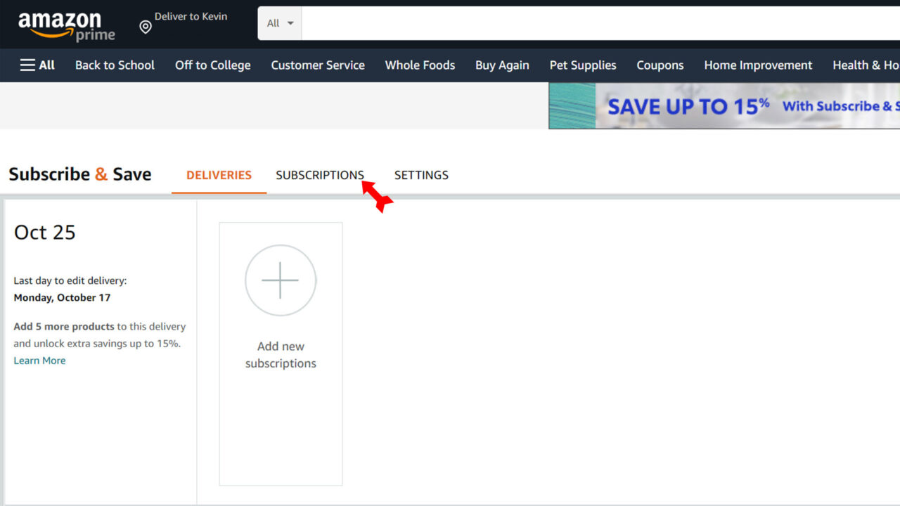 How to cancel or change your Amazon Subscribe & Save orders