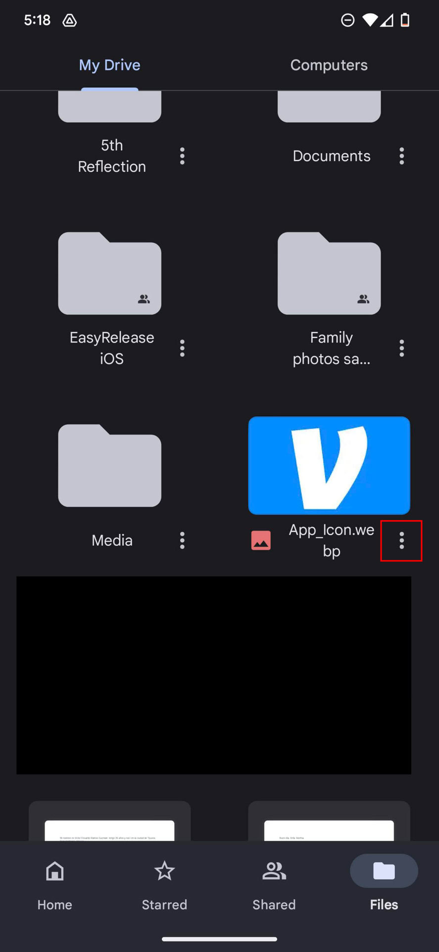 Download files from Google Drive app 1