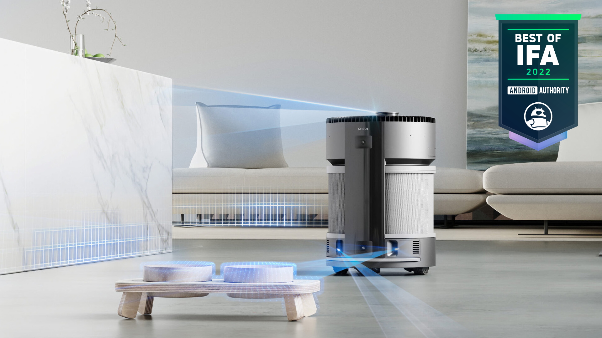 ECOVACS Airbot Z1 Best of IFA 2022 badged