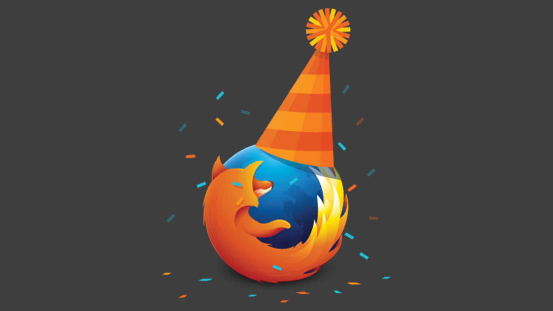 Logotipo de cumpleaños de Firefox