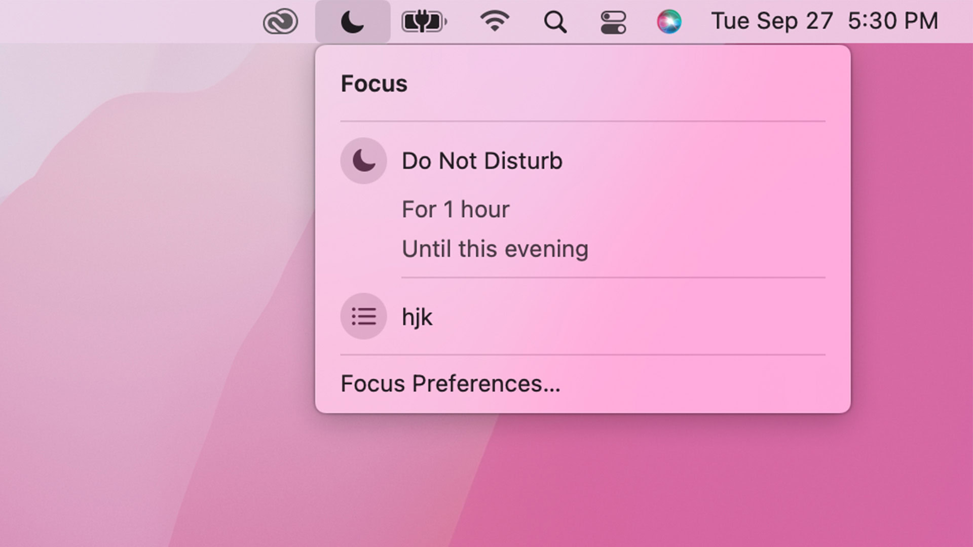 Focus icon macOS