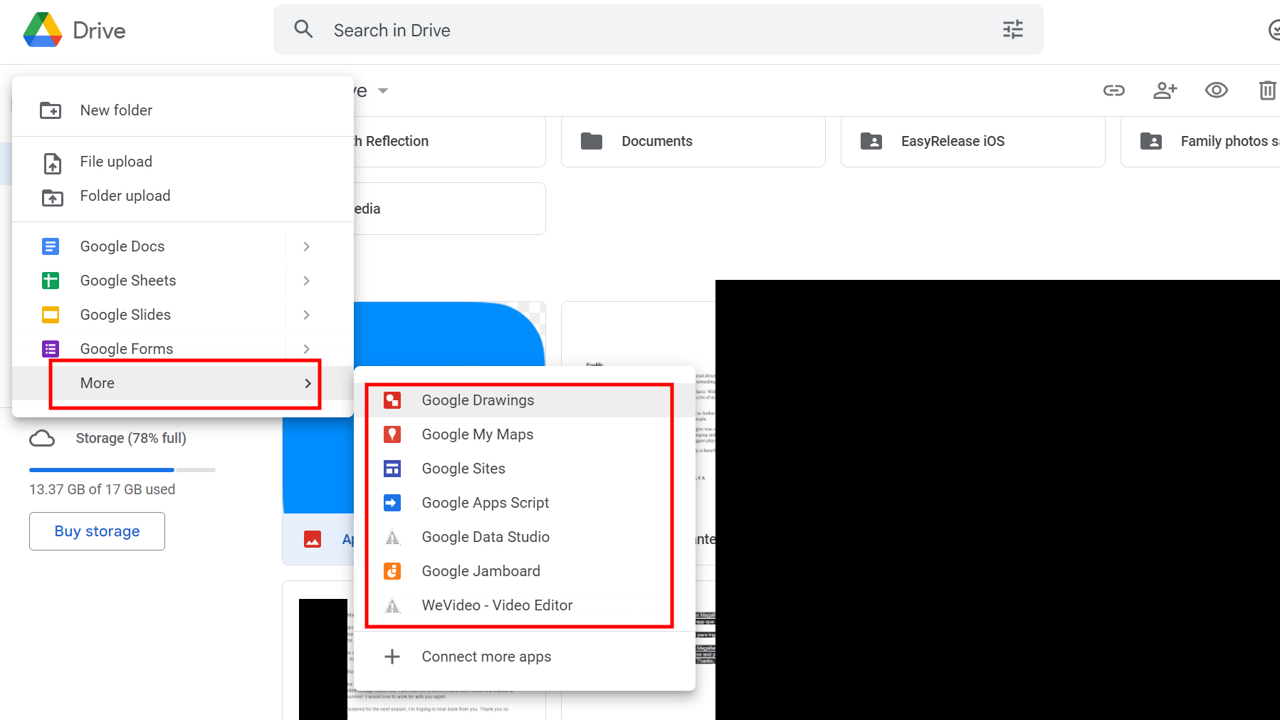 Google Drive with third party apps 2