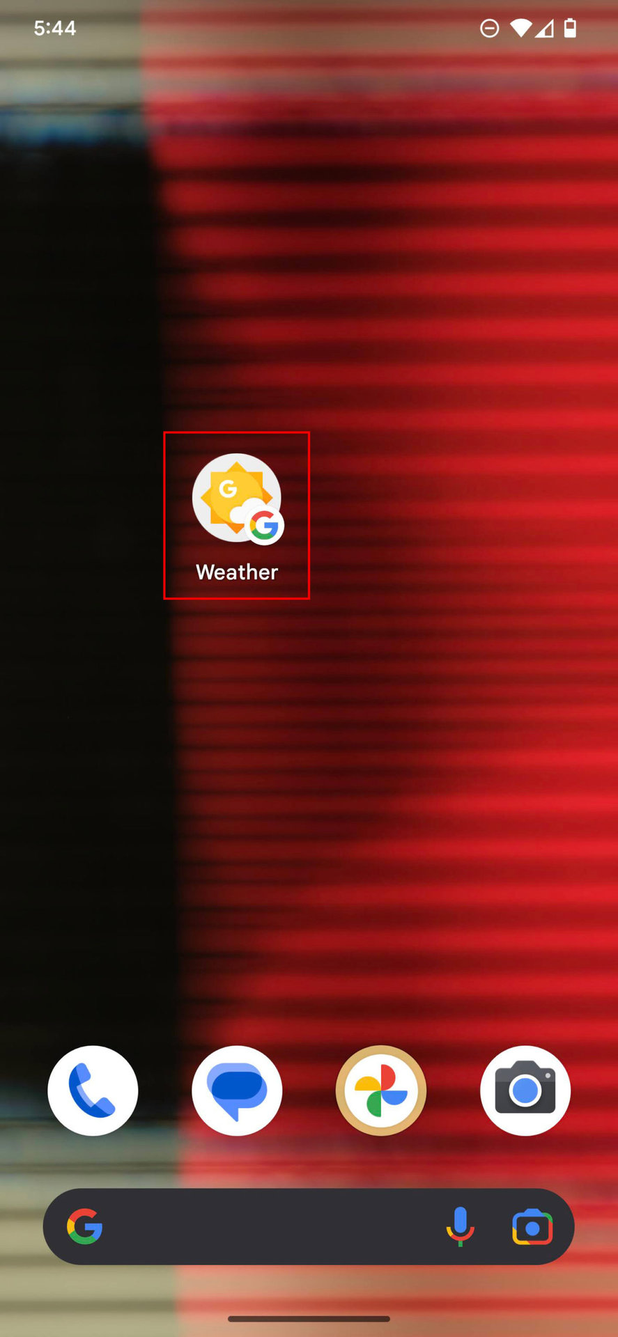 How to add weather shortcut to home screen on Android 13 5