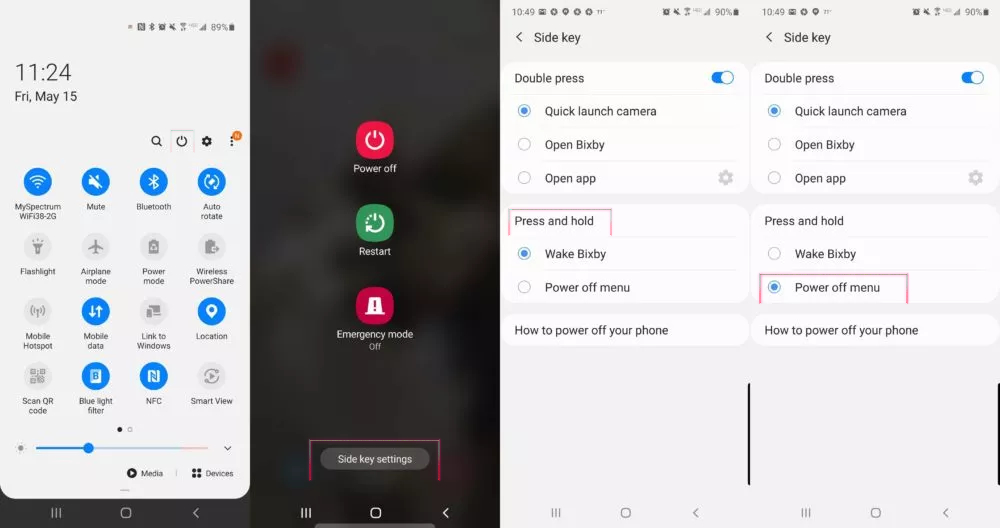 How to disable Bixby Side Key