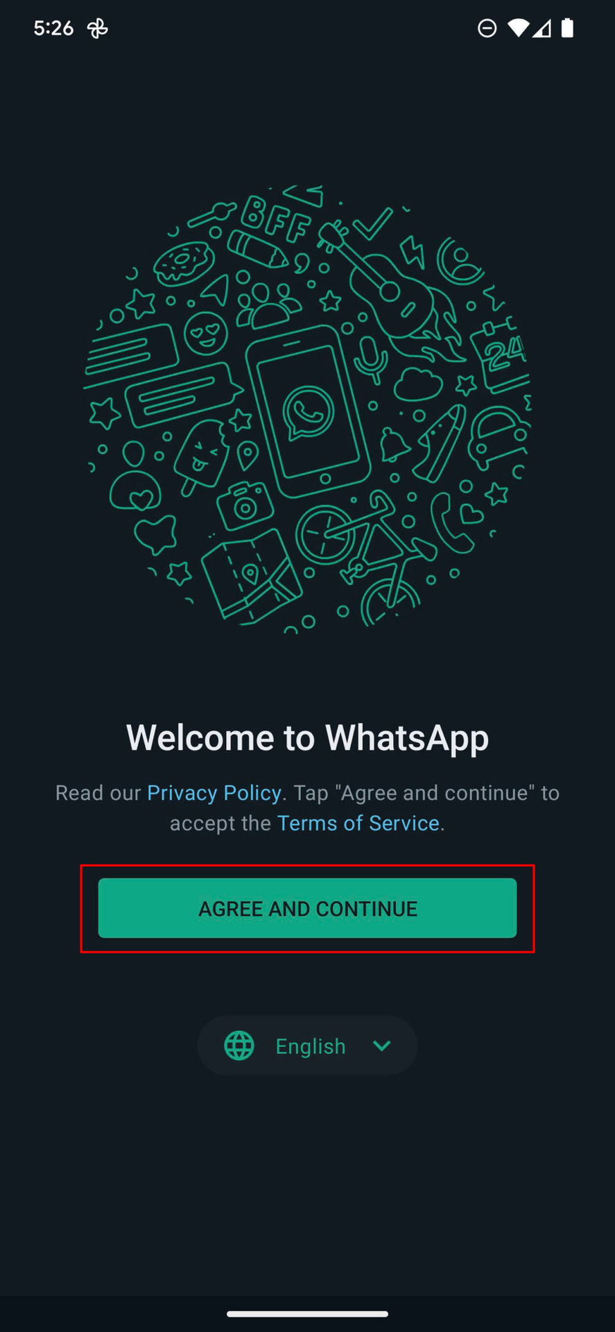 How to use WhatsApp without a SIM using a landline 2