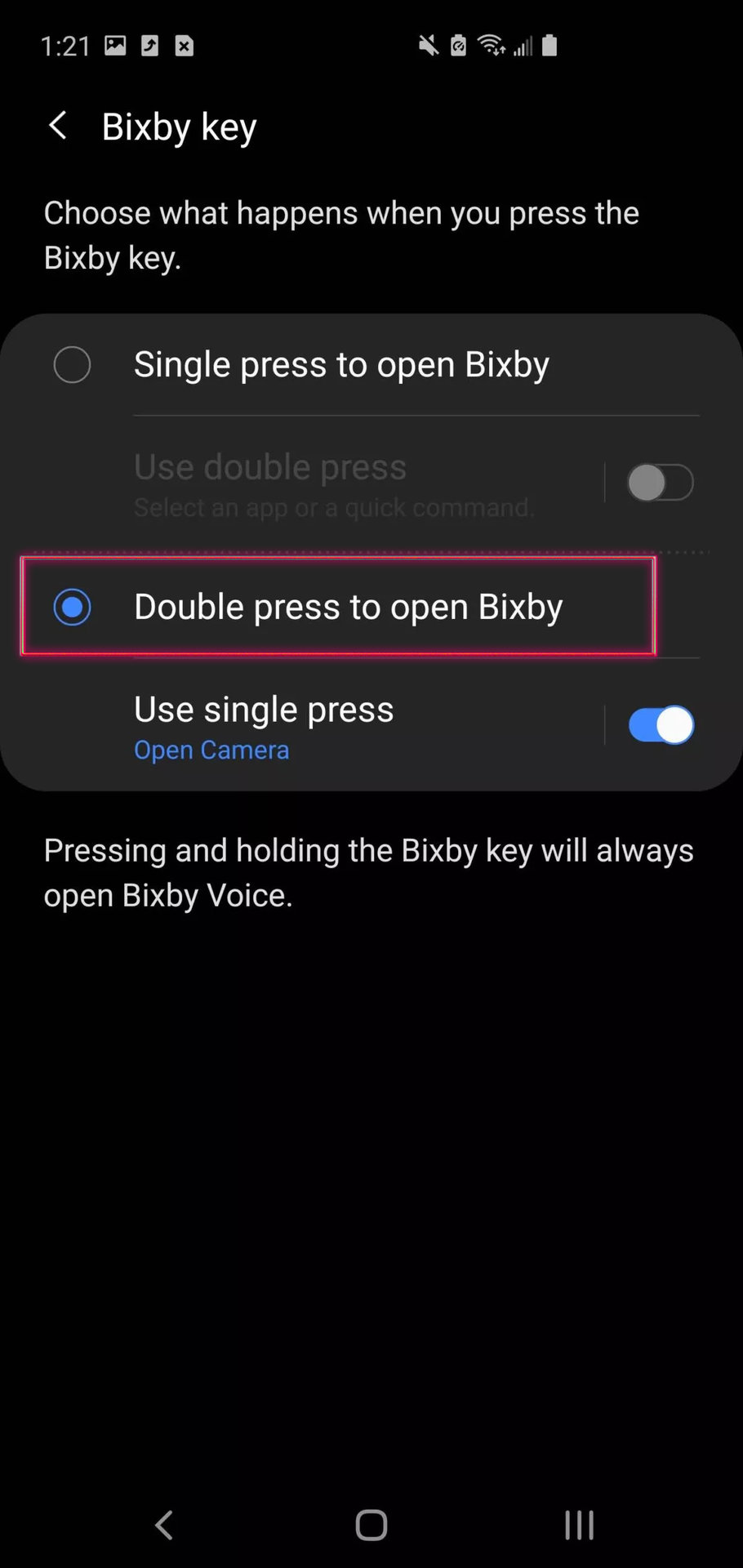 Modify Bixby button 3