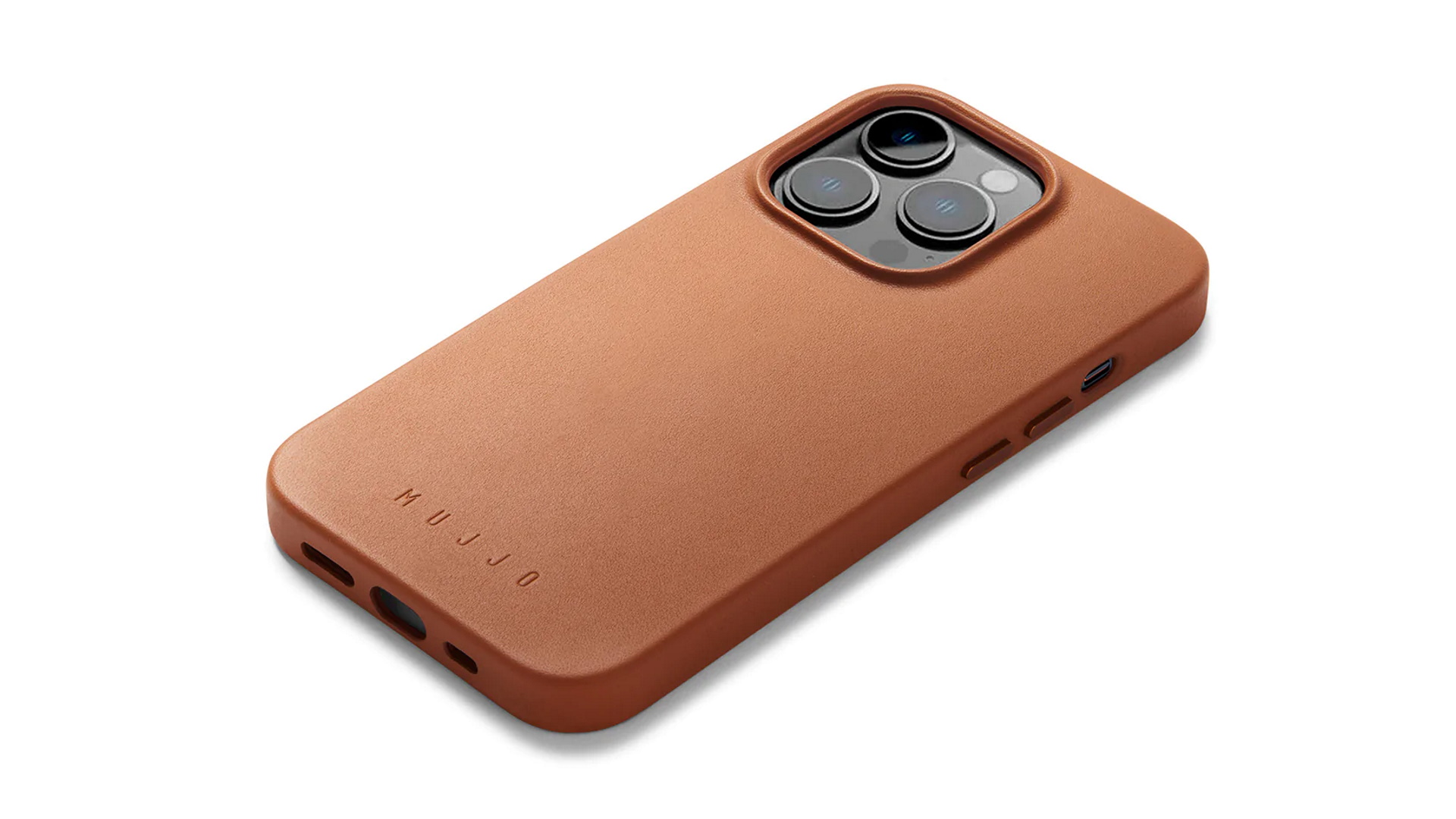 Mujjo Full Leather iPhone 14 Pro case