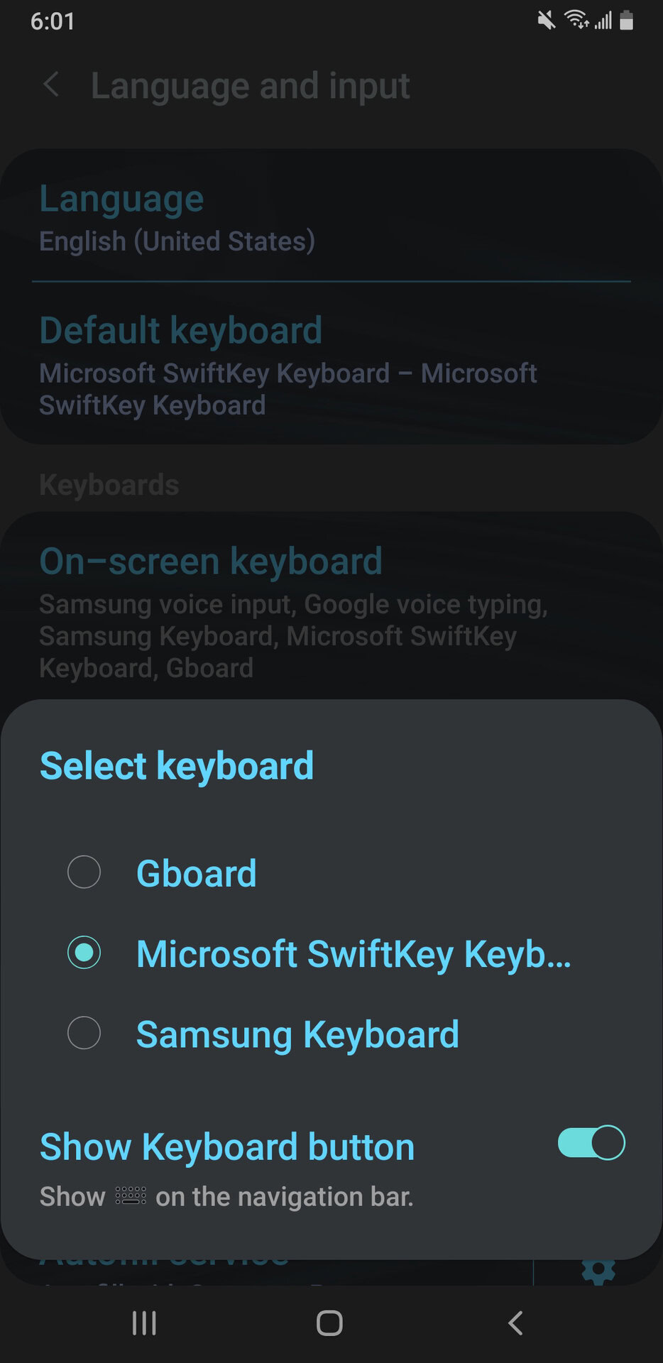 Remove Gboard Choose Keyboard