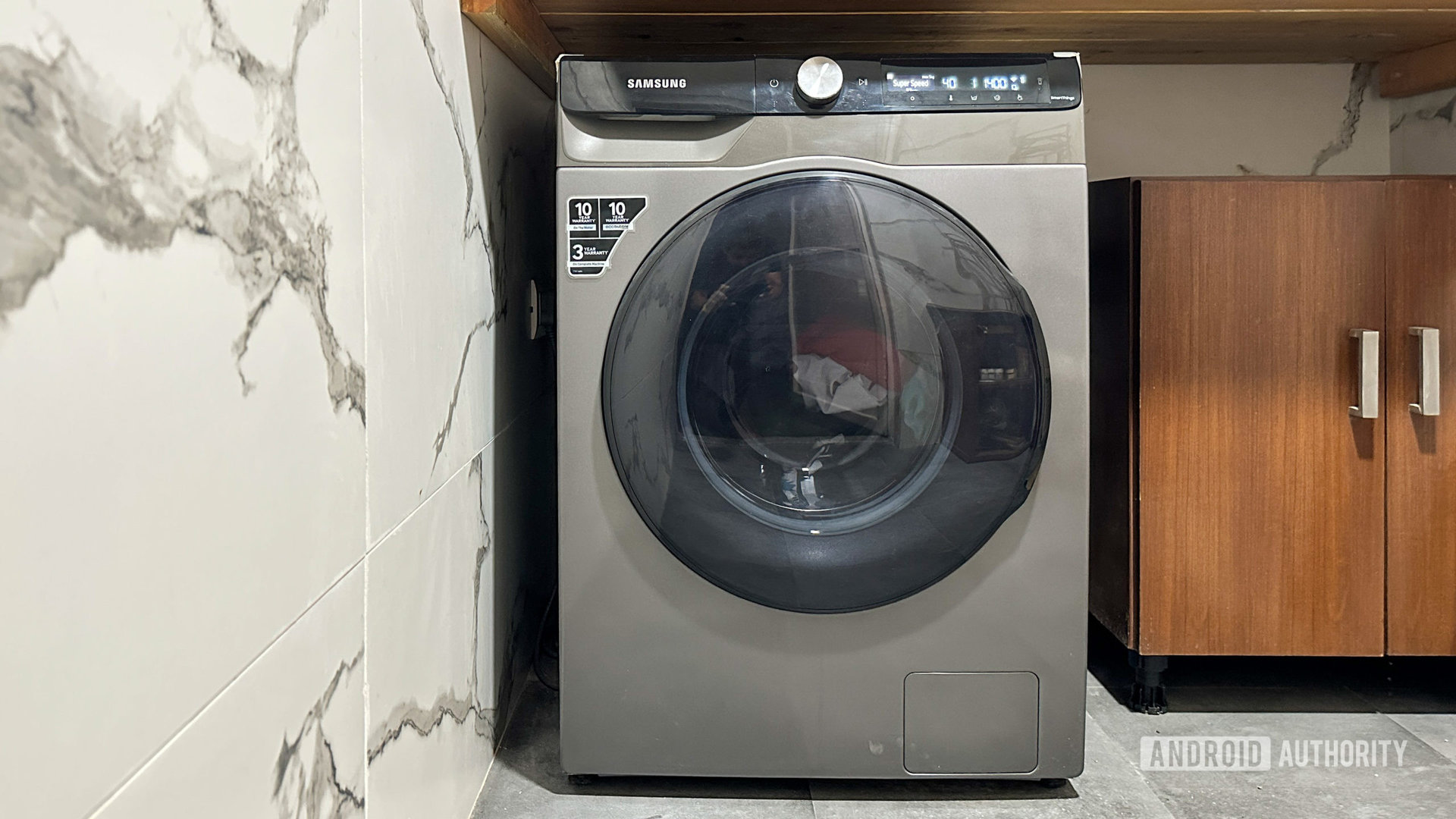 Samsung smart connected washer dryer full image