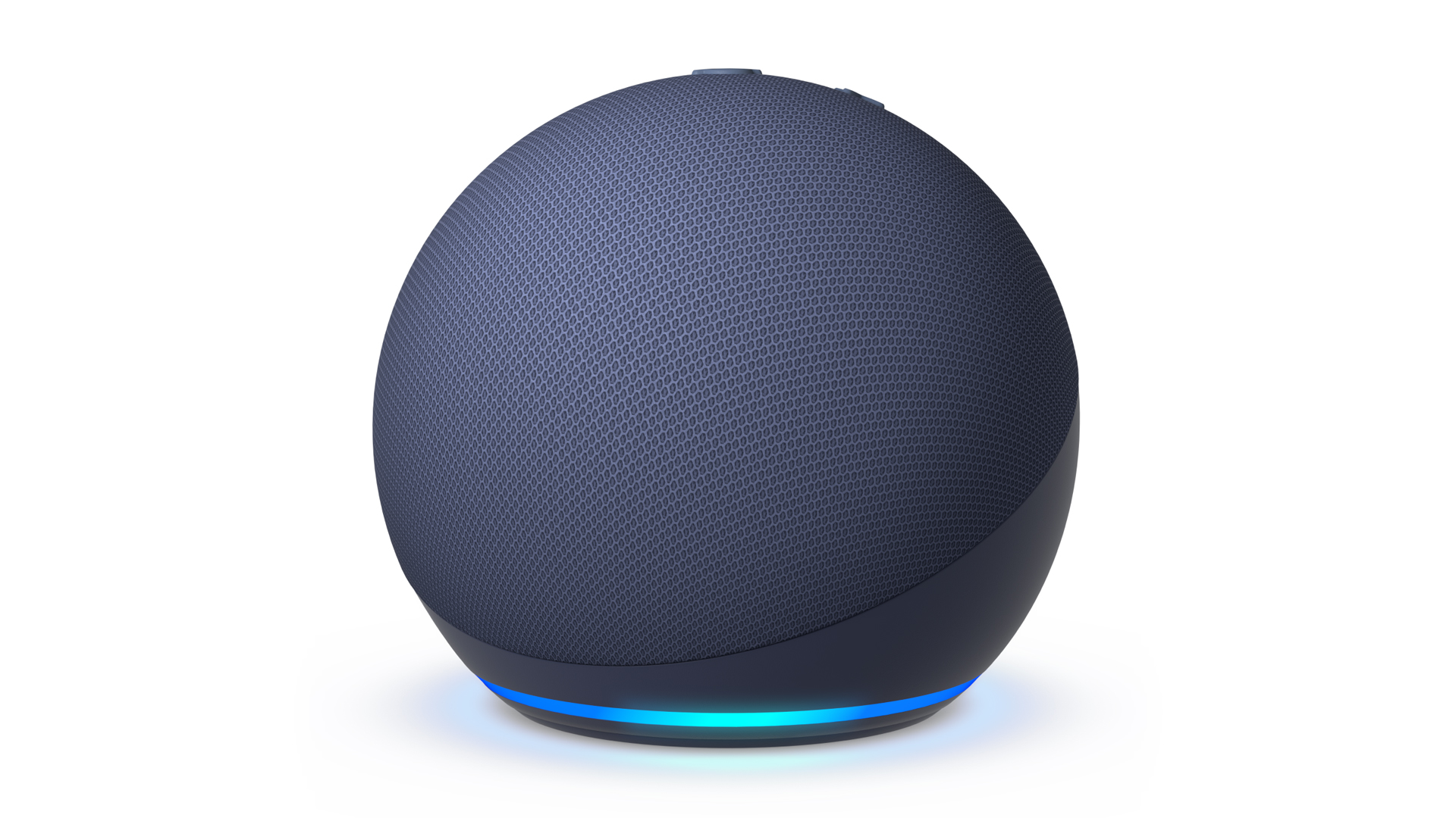 The 5th gen Echo Dot in blue