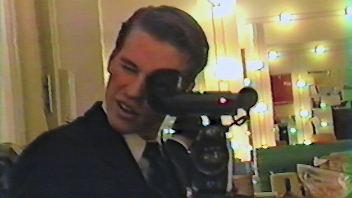 Val Kilmer with a movie camera in Val - best prime video original movies