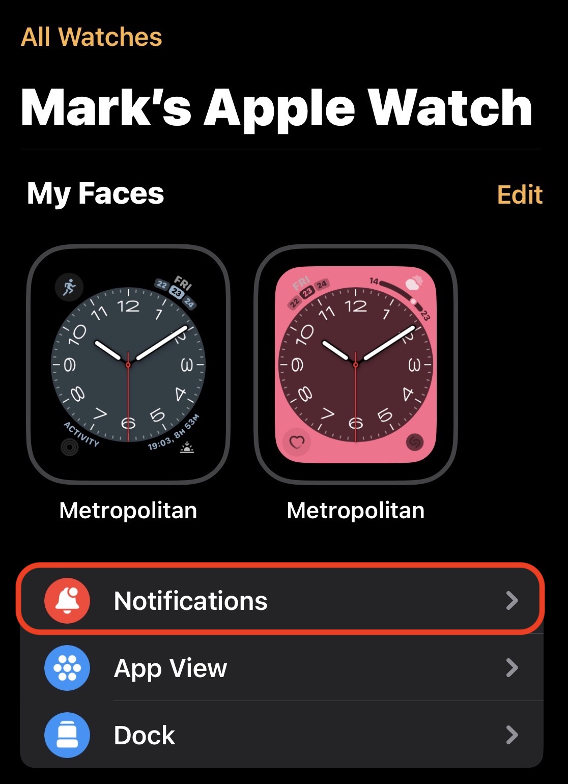 apple watch ios