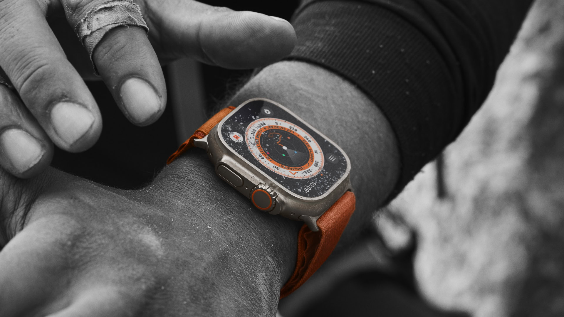 Apple Watch Ultra Escalada Naranja