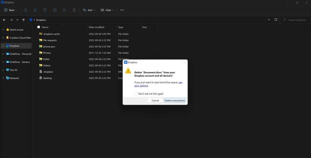 How to delete files and folders from Dropbox - Android Authority