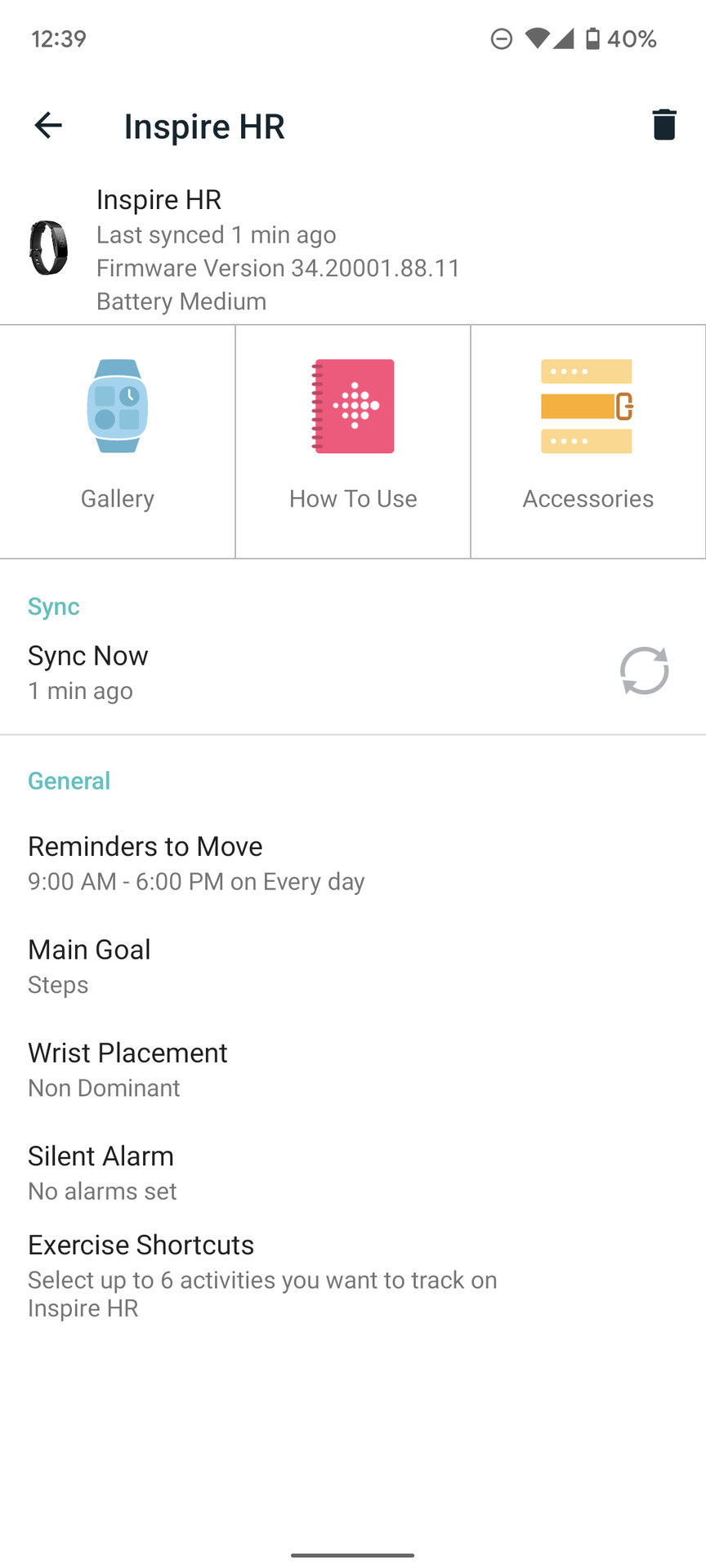 Pairing a Fitbit tracker with a new phone step 6