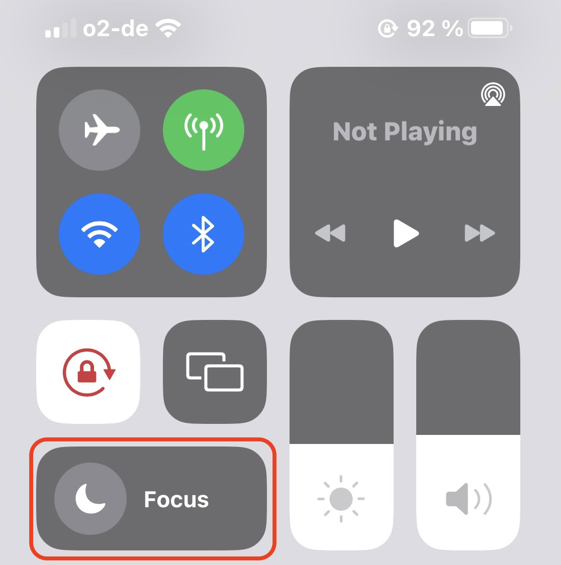 focus control center