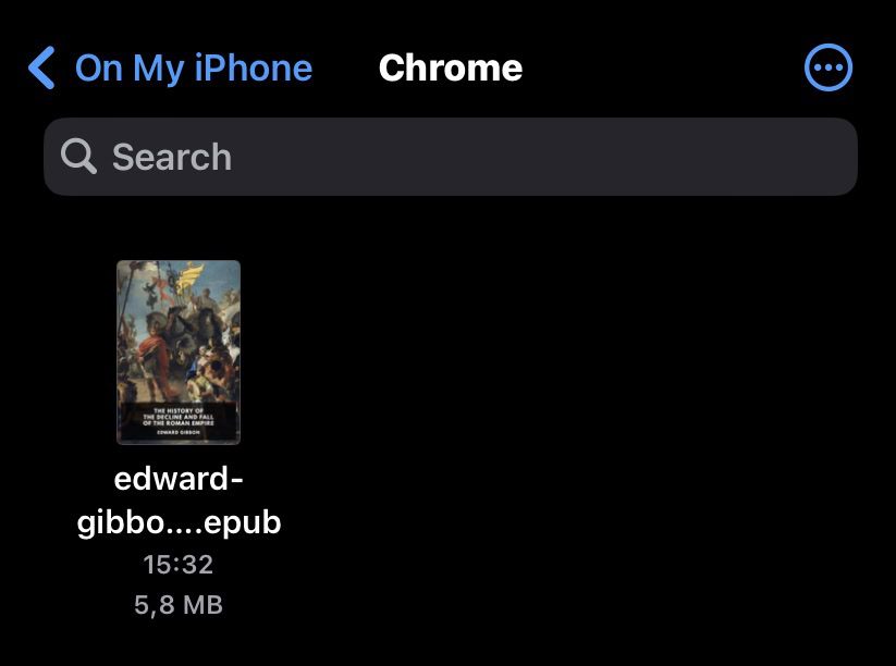 ios files app epub downloaded