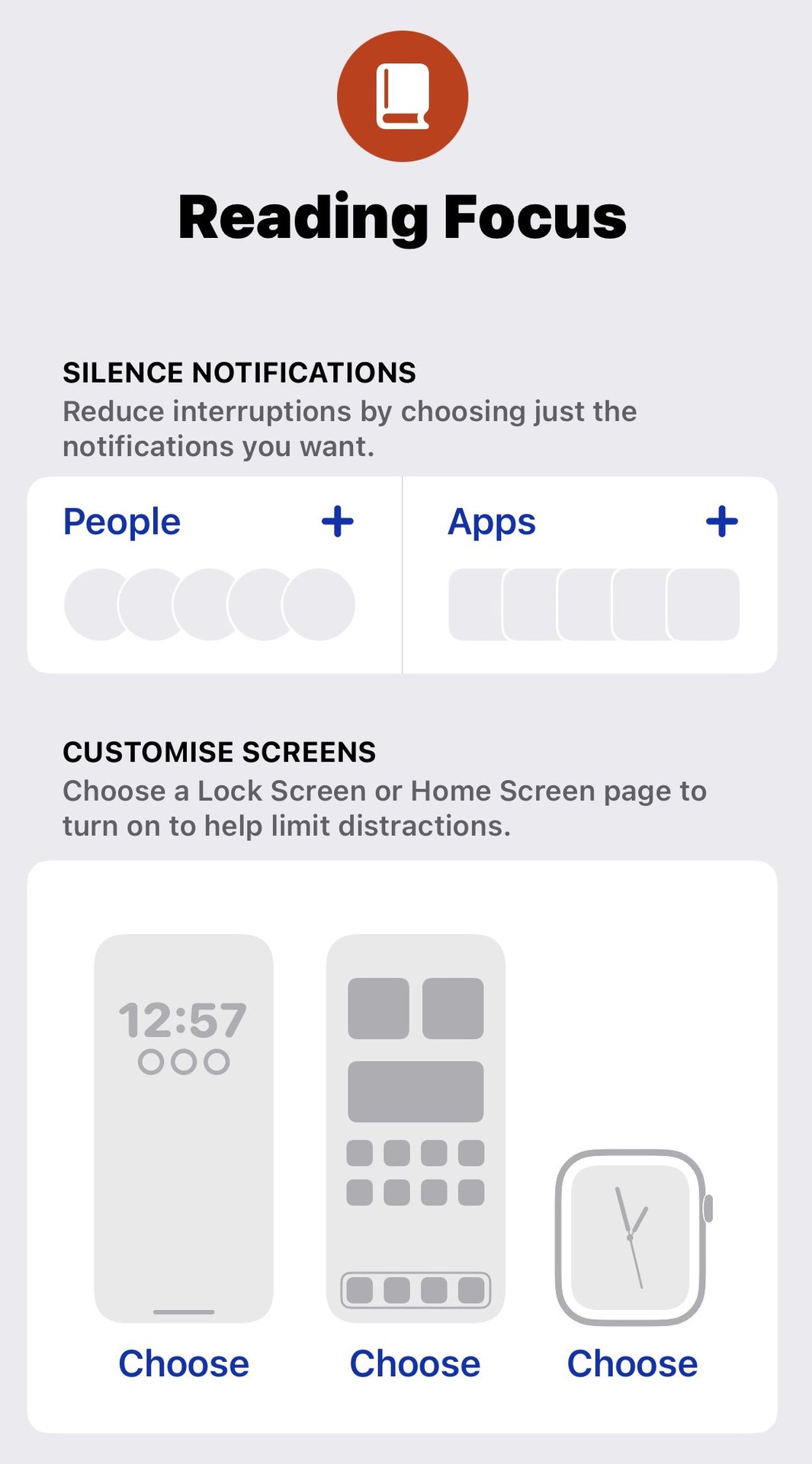 ios reading focus part one