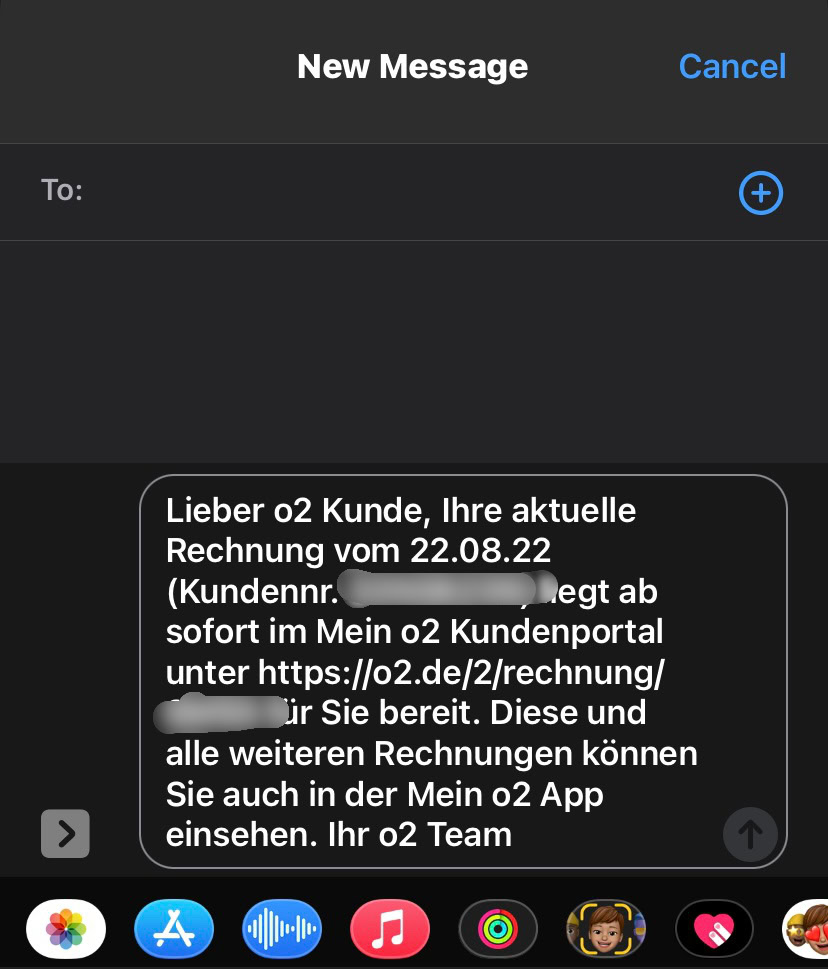 iphone text message forwarded