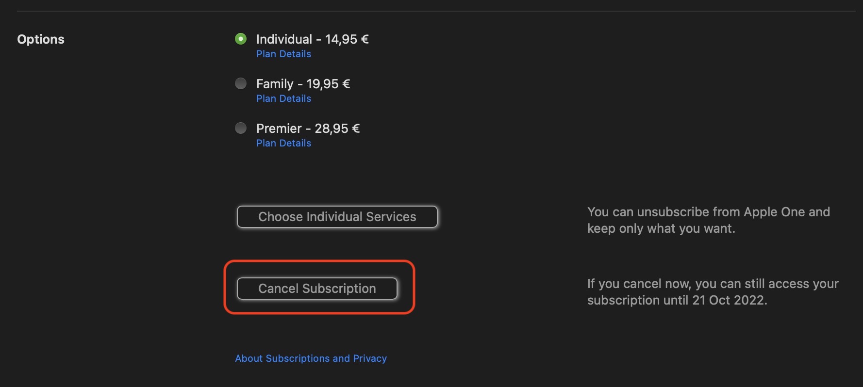 macos app store cancel subscription