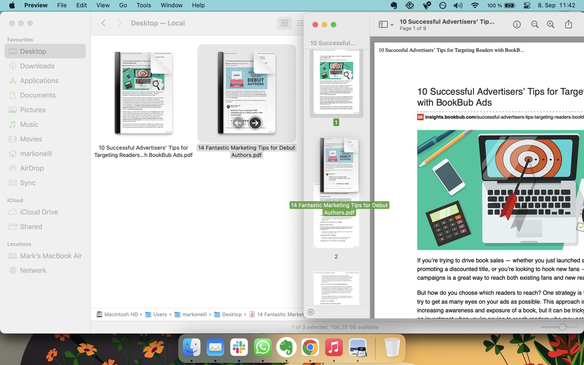 macos combine second pdf file to first pdf file