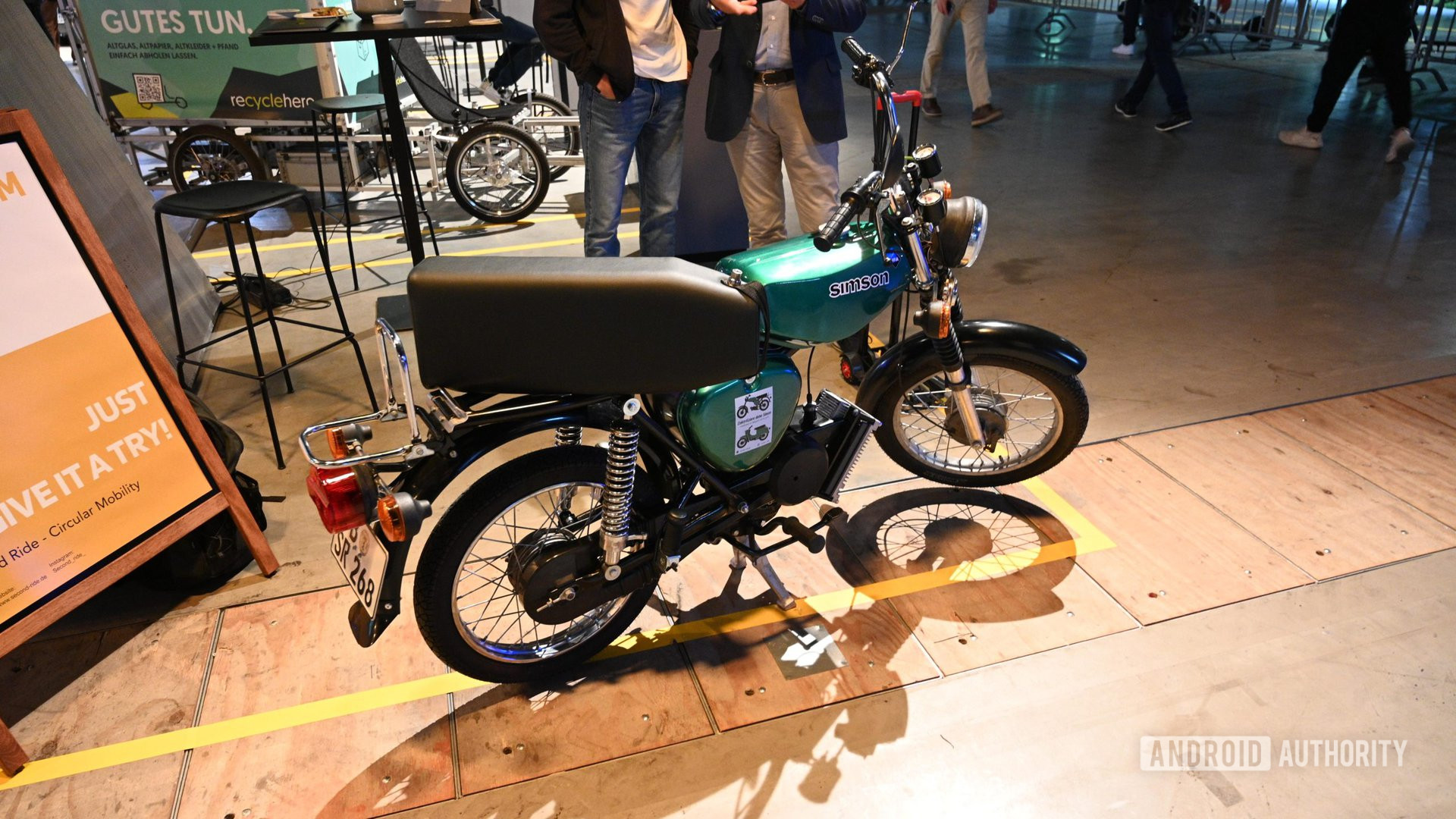 simson bike with electric conversion kit second ride 2