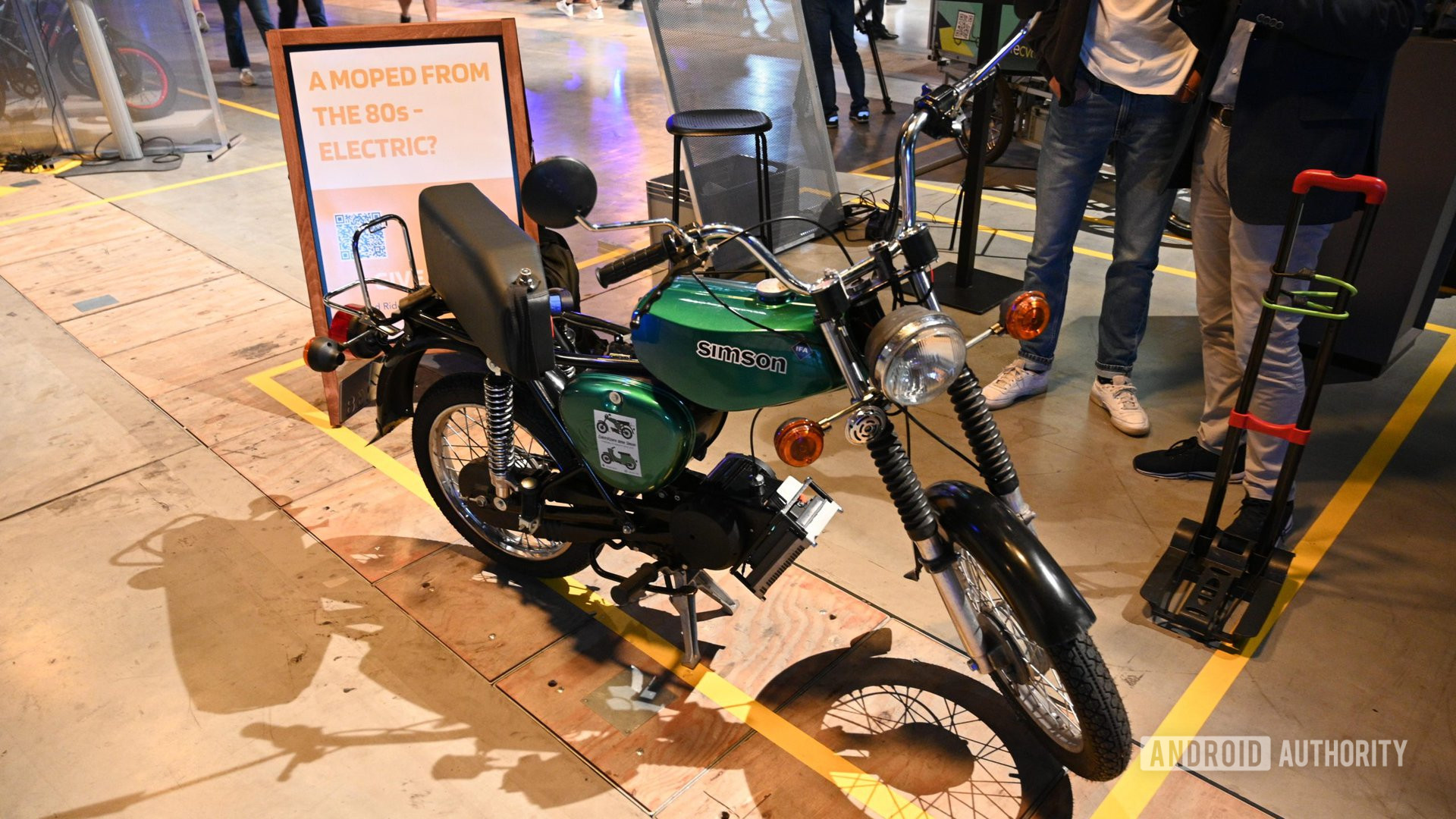 simson bike with electric conversion kit second trip