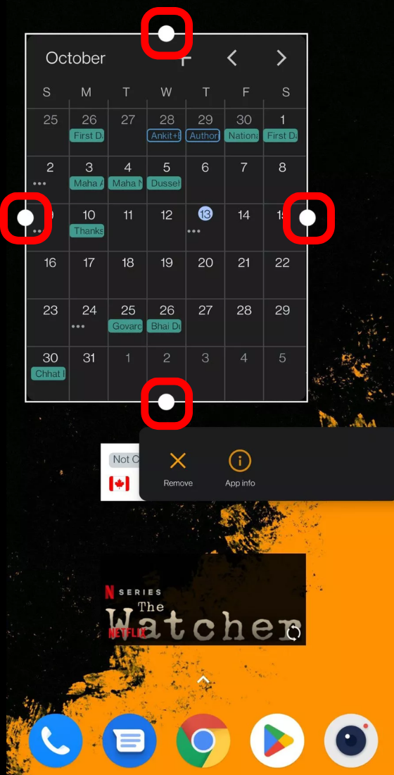 android 12 home screen widgets calendar