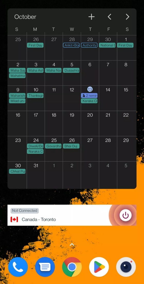 android 12 widgets email calendar