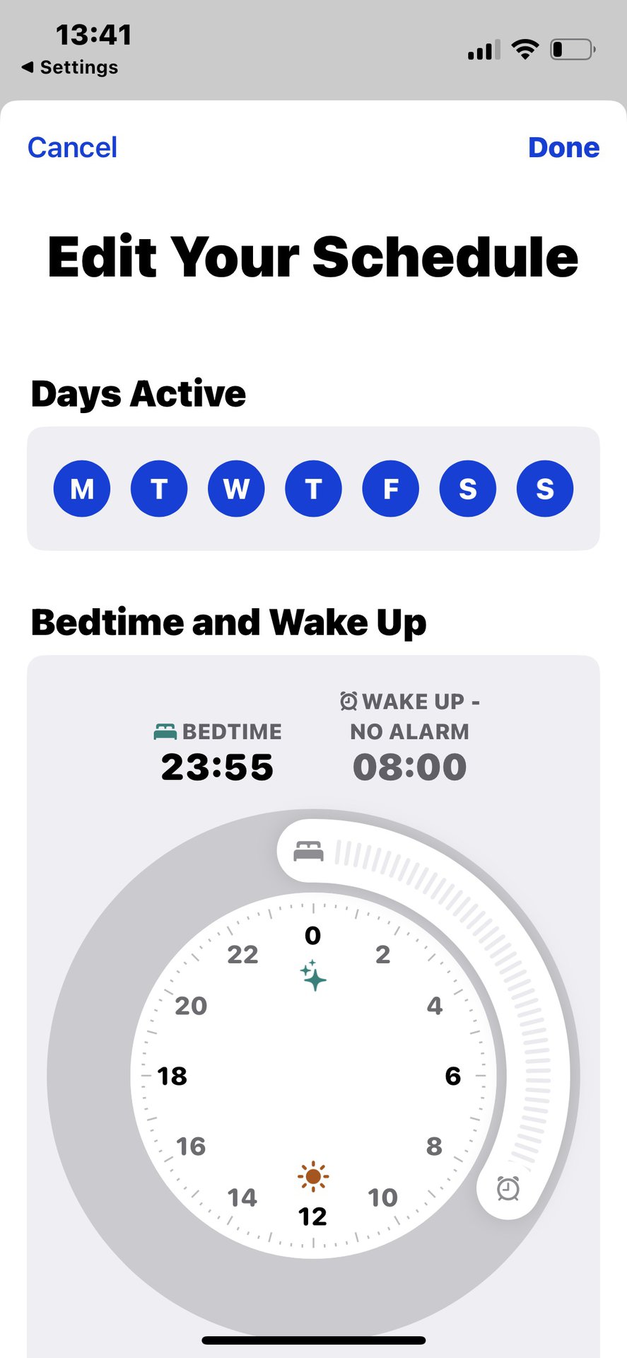 4 iphone sleep schedule