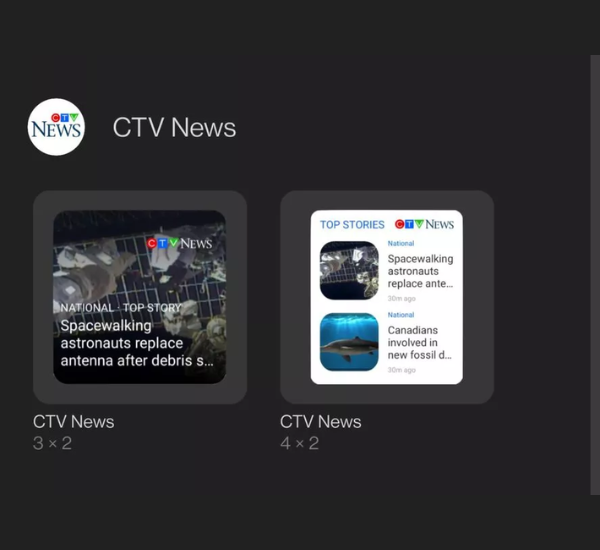 android 12 widgets ctv news